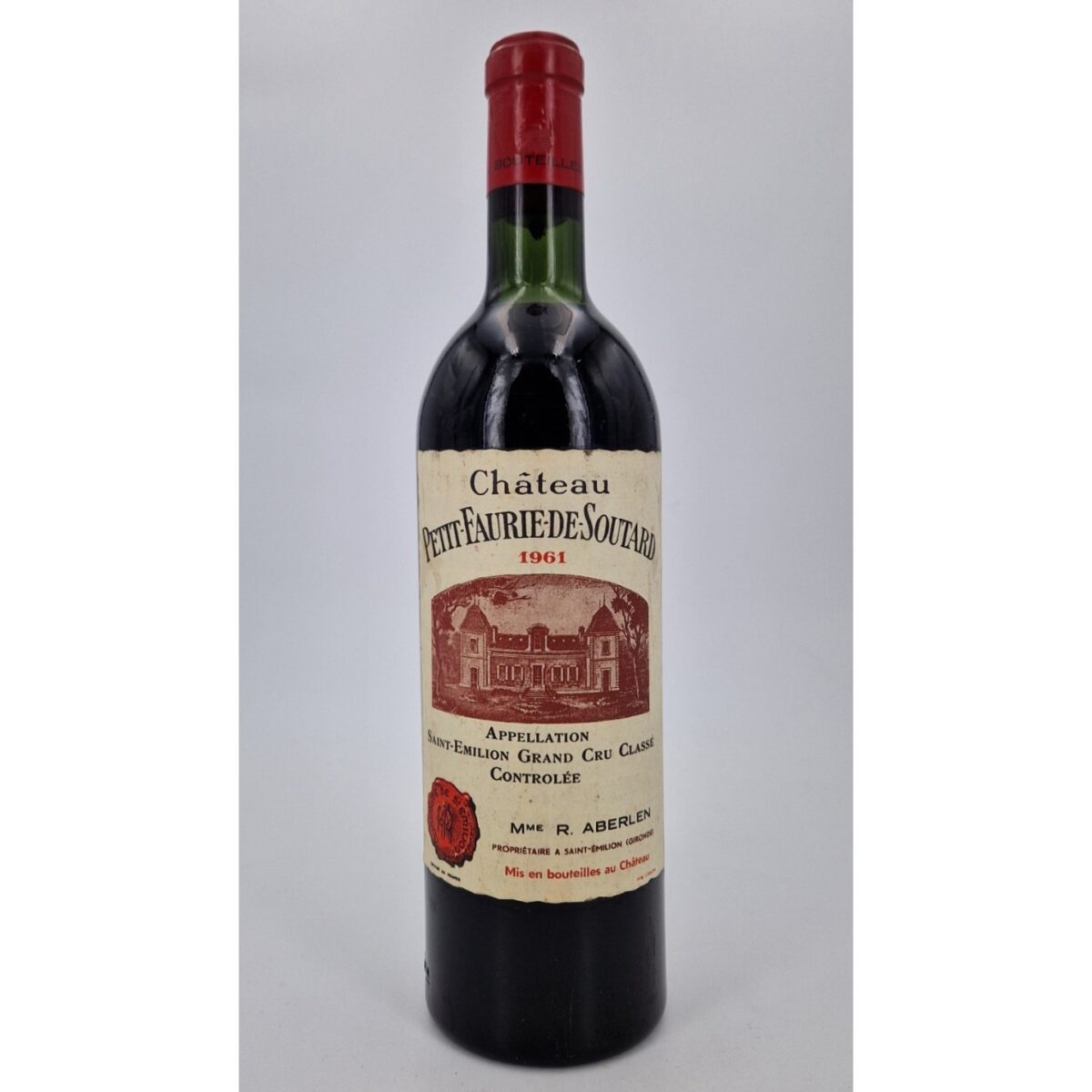 photo du vin Saint-Emilion Grand Cru Château Soutard 1961